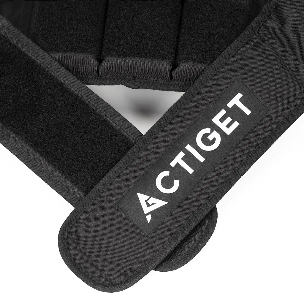 Жилет-обважнювач для тренувань Actiget 20 кг зі змінною вагою ACT0124 Black - фото 5