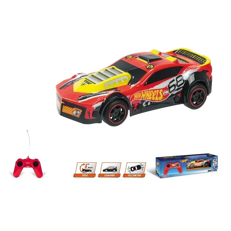 Автомодель на радіокеруванні Mondo Дорожній дрифтер Hot Wheels Drift Road 1:24 червоний (63255) - фото 4