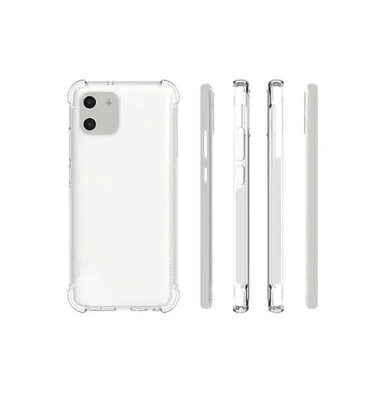 Чохол Shockproof Samsung A03 Прозорий - фото 2