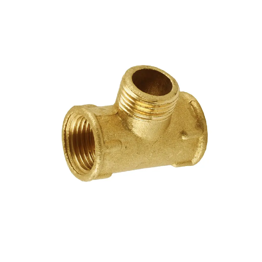 Трійник латунний 3/4″ВР х 3/4″ЗР х 3/4″ВР ливарний 663Б 000011542 - фото 2