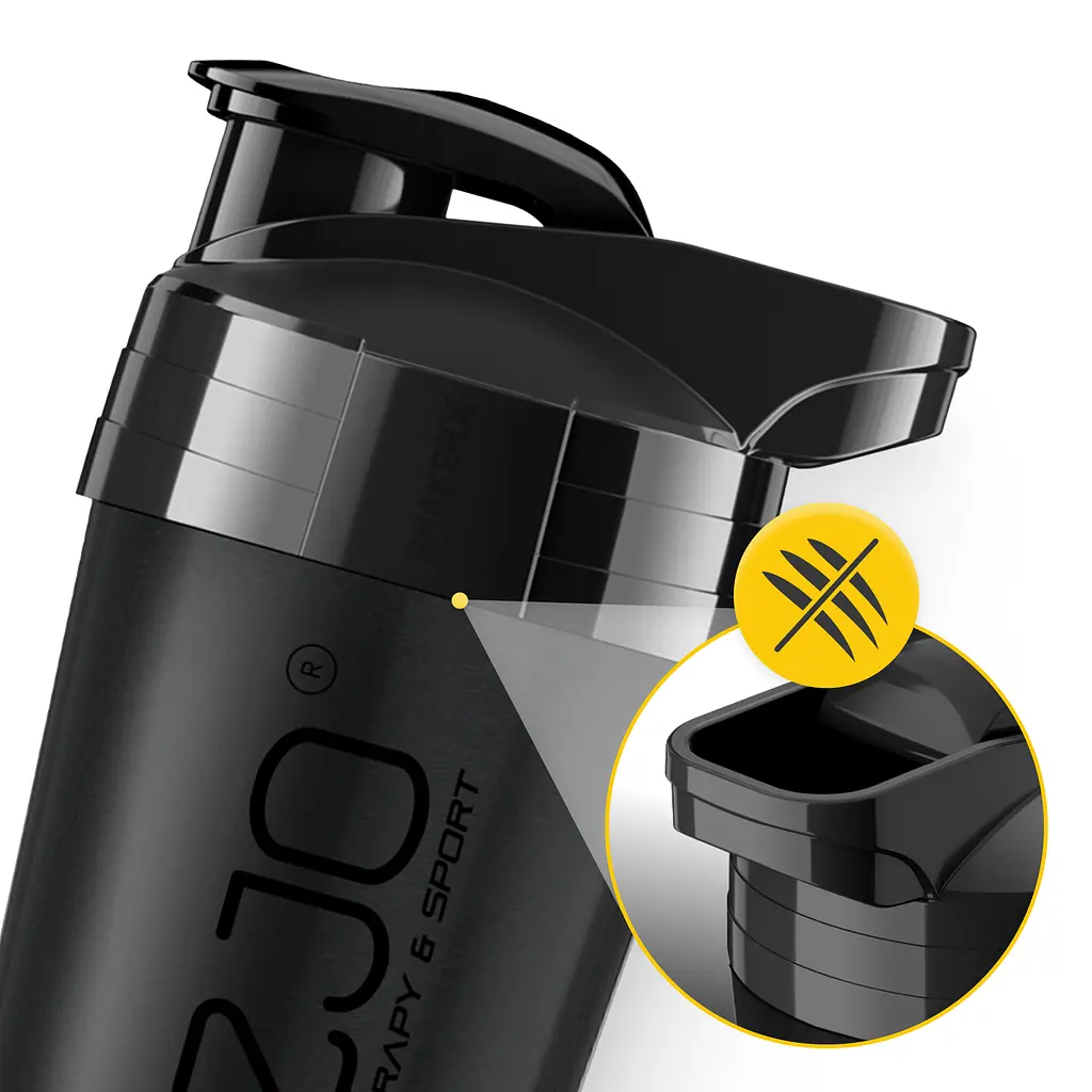 Шейкер спортивный 4FIZJO Ultra 700 мл Black (P-5905973407090) - фото 3