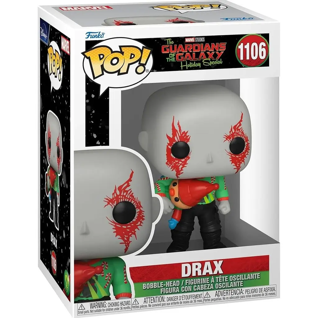 Фігурка Funko Pop! Guardians of the Galaxy Holiday Special: Дракс 9.6см (64330) [118093] - фото 2