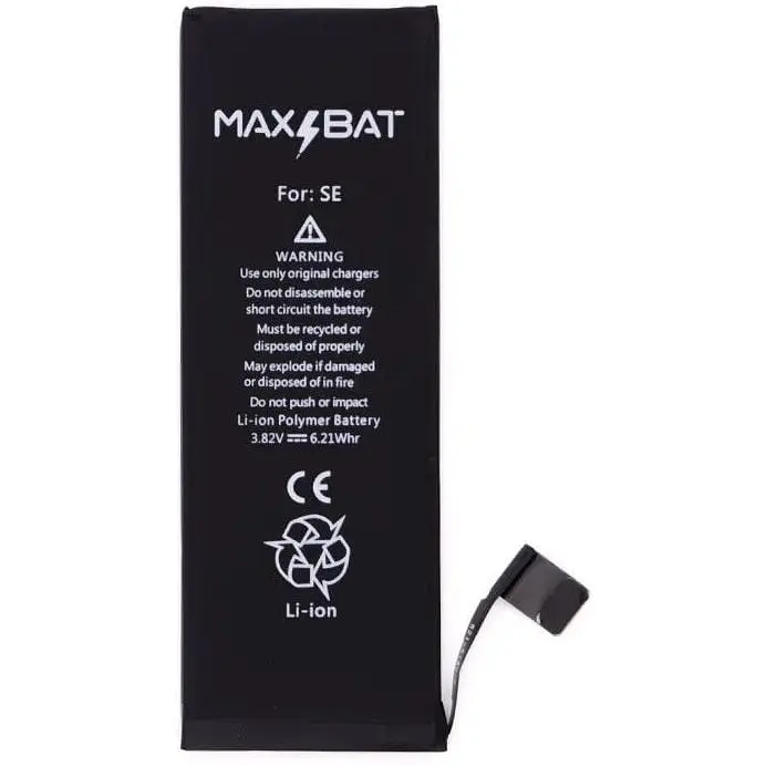 Акб Max Bat iPhone SE 1624 mAh - фото 1