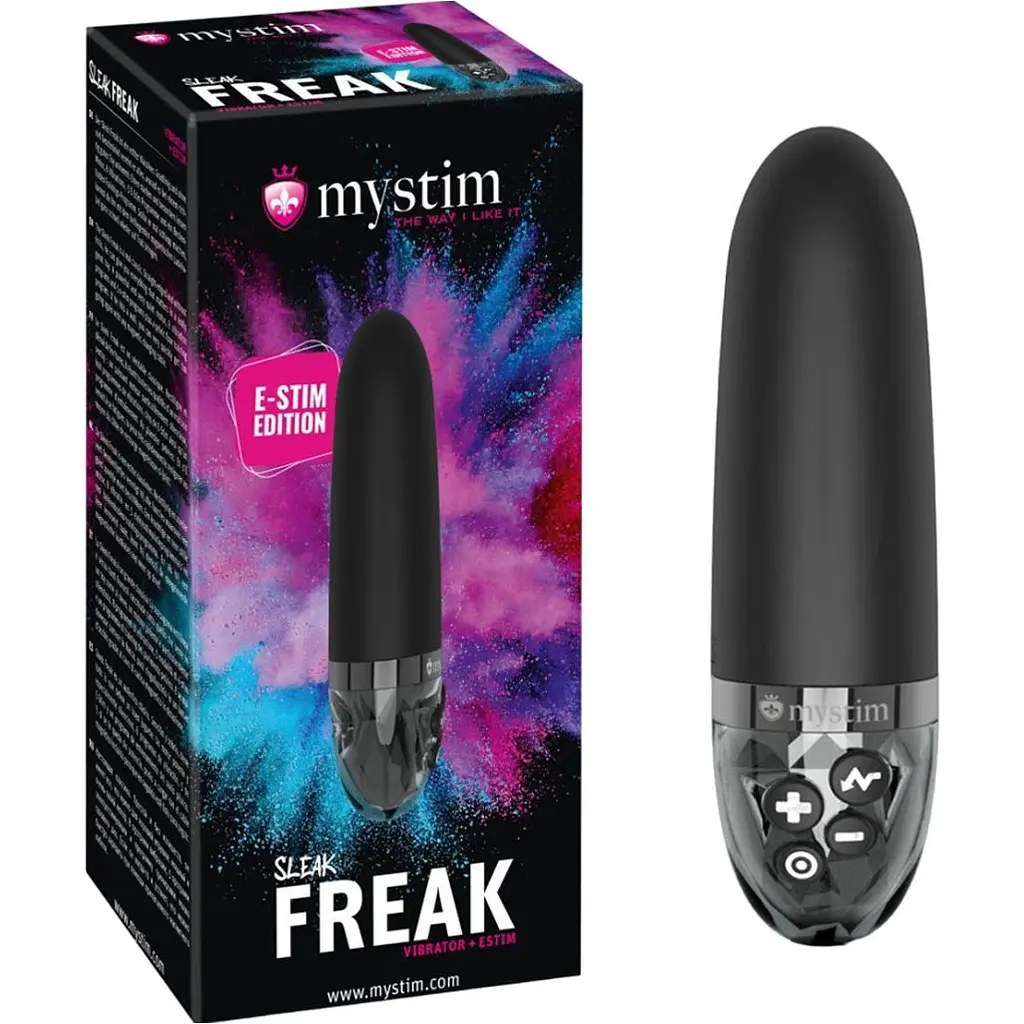 Вібратор з електростимуляцією Mystim Sleak Freak Black Edition (SO8145) [108541] - фото 7