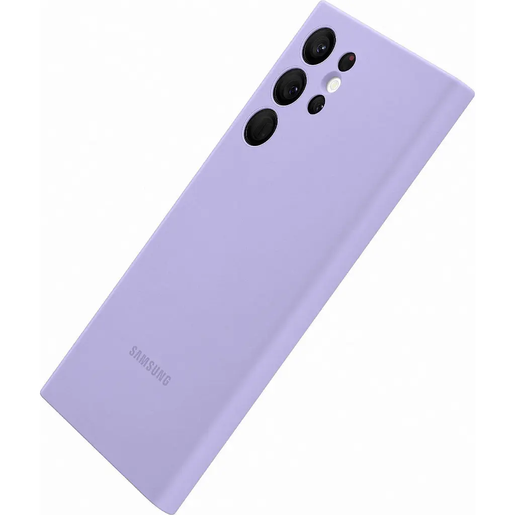 Силіконовий чохол Samsung Silicone Cover для Samsung Galaxy S22 Ultra (S908) Lavender EF-PS908TVEGRU - фото 7