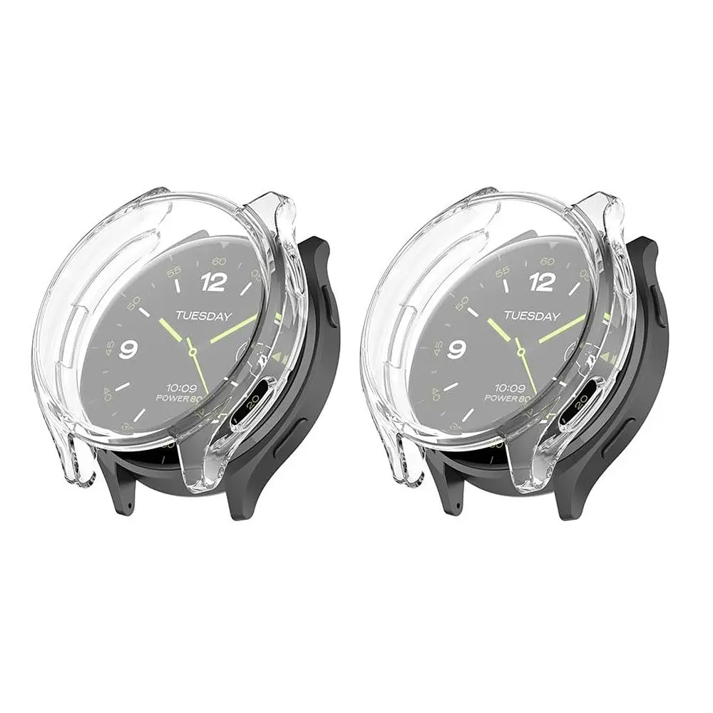 Захисний чохол Tamister для смартгодинника Xiaomi Watch 2 з плівкою прозорий - фото 5