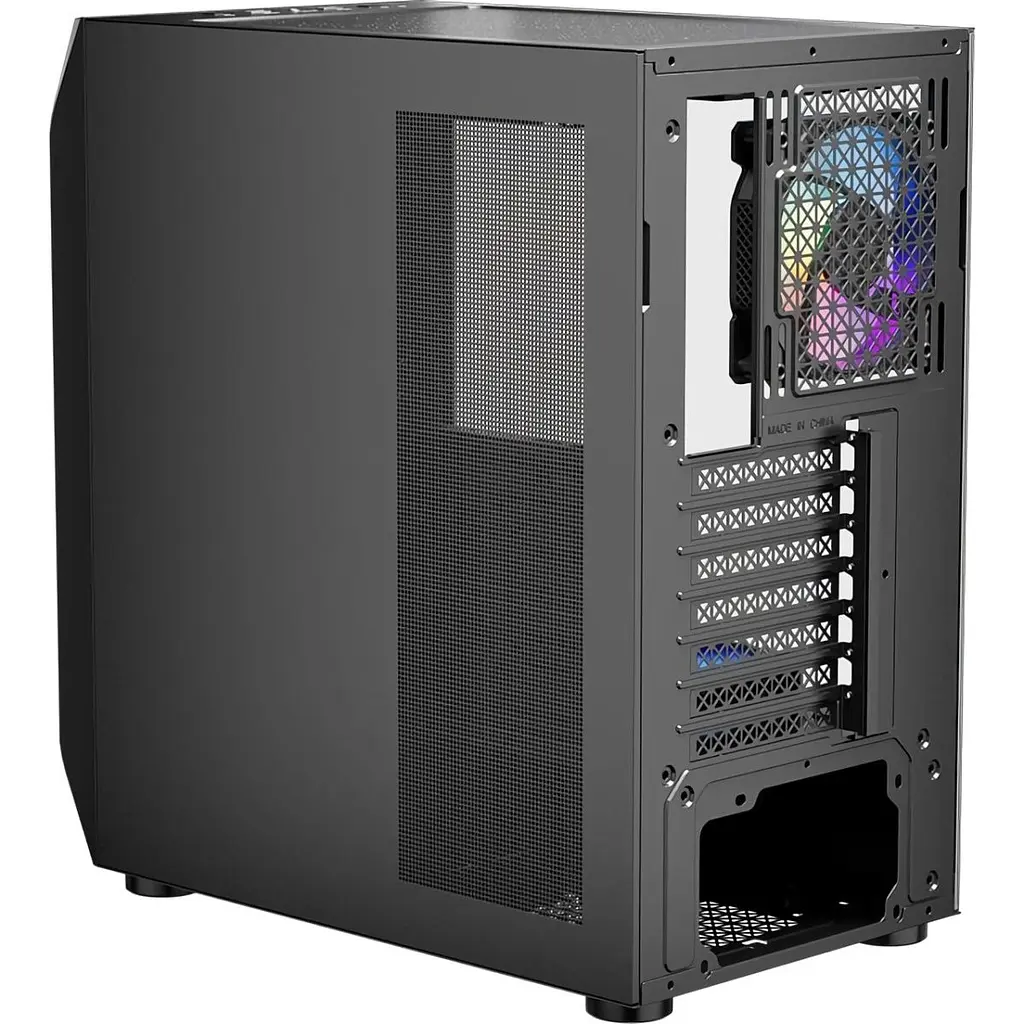 Корпус 1stPlayer AY7-BK-4F1 Black [134426] - фото 3