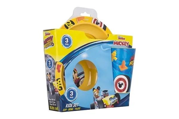 Набір дитячого посуду Herevin Disney Mickey, 3 предмети (162441-800) - фото 7