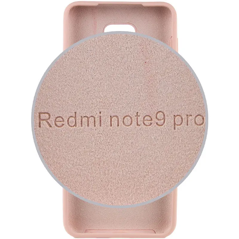 Чохол Silicone Cover Full Protective AA для Xiaomi Redmi Note 9s / Note 9 Pro / Note 9 Pro Max Рожевий / Light Flamingo - фото 3