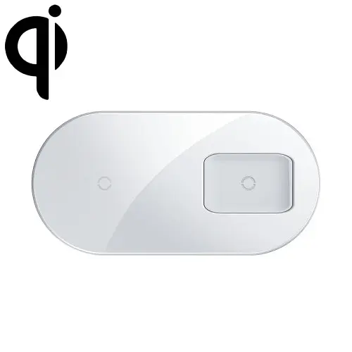 Беспроводное зарядное устройство для Baseus Simple 2in1Pro Edition White WXJK-C02 - фото 4