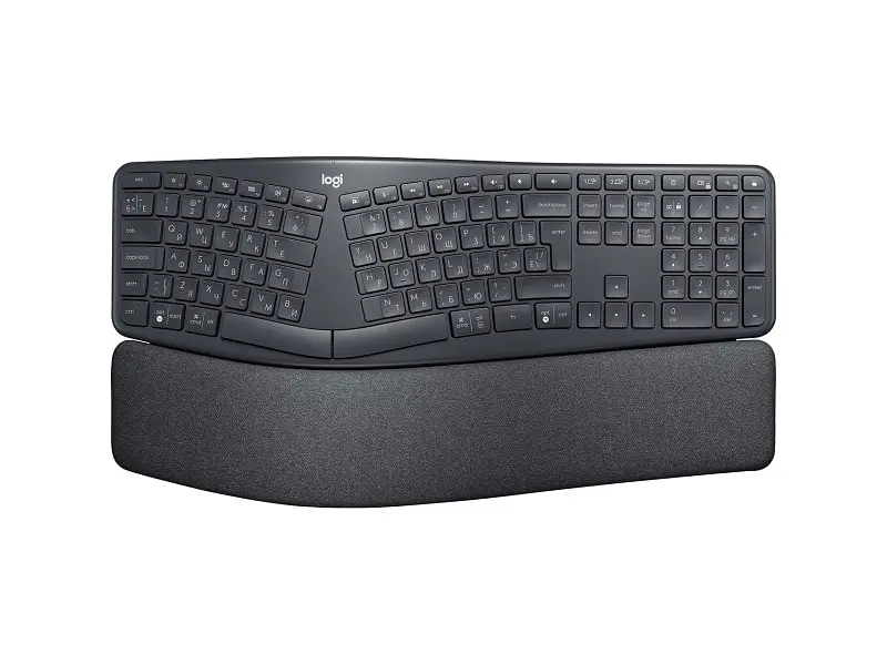 Клавіатура Logitech ERGO K860 Bluetooth/Wireless Black (920-010108, 920-010352)