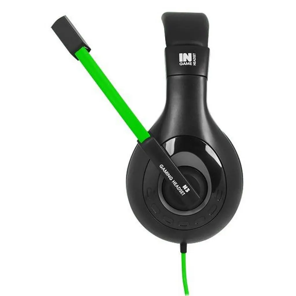 Наушники Gemix N3 Black-Green Gaming - фото 3