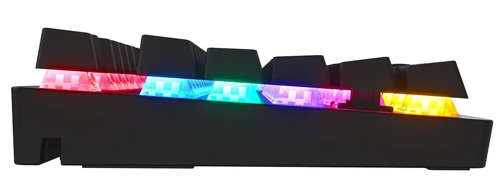 Клавіатура HATOR Starfall Rainbow Origin Red RGB USB Black (HTK-608) Б/в - фото 5