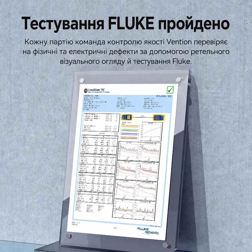 Мережевий кабель Vention 1 м патч-корд штекери RJ45 8P8C на обох кінцях Cat6 UTP швидкість передавання 1000 Мбіт/с за умови підтримки Gigabit Ethernet обома мережевими портами чорний (IBEBF) - фото 12