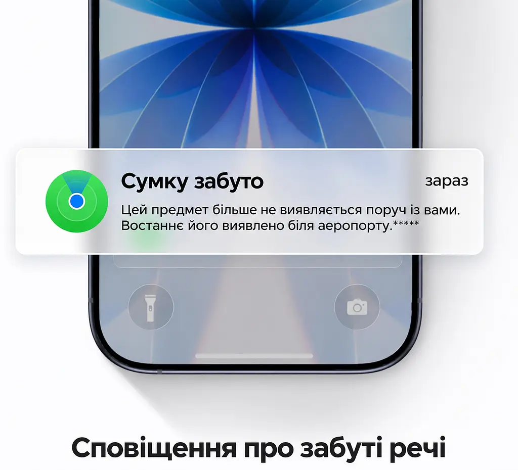 Bluetooth-трекер для пошуку речей UGREEN FineTrack Duo 2 FT311 AirTag пошукова мітка Apple Find My для iPhone та iPad з iOS/iPadOS 14.5 або новішими звуковий пошук до 110 дБ сповіщення про забуті речі режим втрати з контактами власника пиловологозахист IP68 фотолюмінесцентні елементи батарея на 5–7 років без можливості заміни та перезаряджання чорний (95344) - фото 11