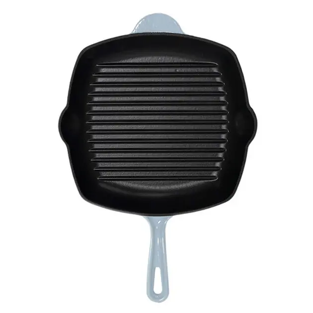 Сковорода-гриль Le Creuset Square Grillet 26 см морська сіль 20183267170422 - фото 4