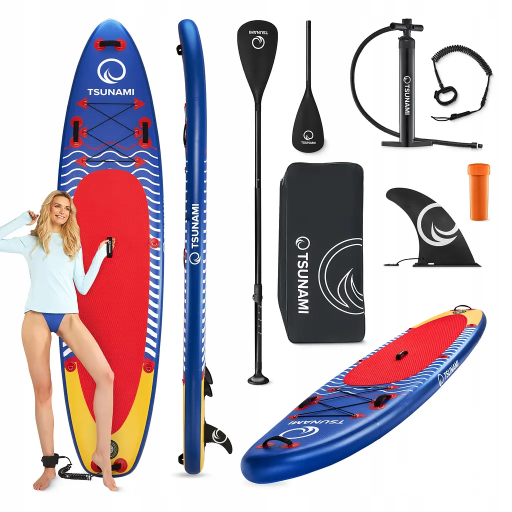 Надувна SUP дошка TSUNAMI 350 см з веслом Wave T04 (P-5907739314239) - фото 12