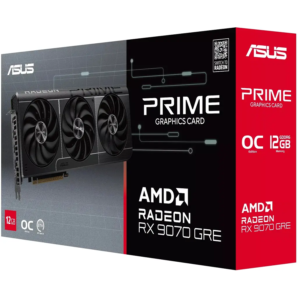 Відеокарта ASUS Radeon RX 9070 GRE 12Gb PRIME OC (PRIME-RX9070GRE-O12G) - фото 11