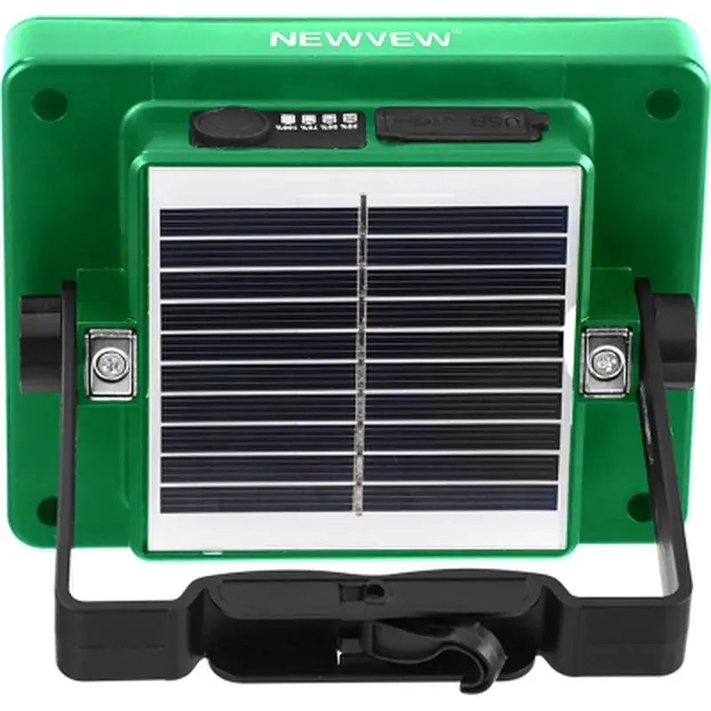Ліхтар NEWVEW NV-S8 50W Solar Panel 1500mAh Green (NWVW-NV-S8-GN) - фото 2