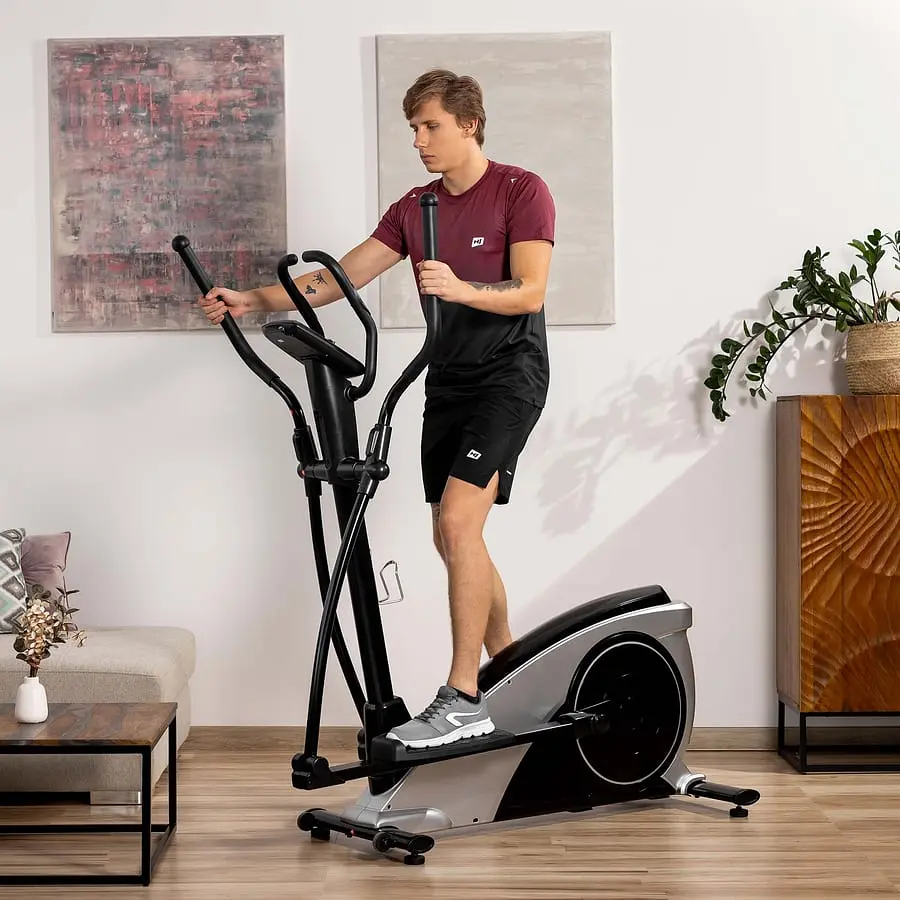 Орбітрек Hop-Sport HS-060C Blaze чорно-срібний iConsole+ - фото 3