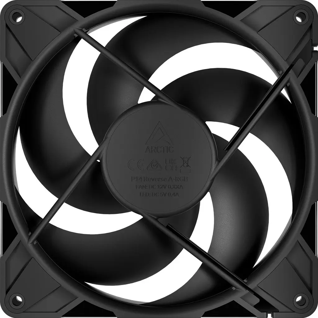 Комплект корпусних вентиляторів Arctic P14 Pro Reverse 3-Pack Black (ACFAN00330A) [176001] - фото 4