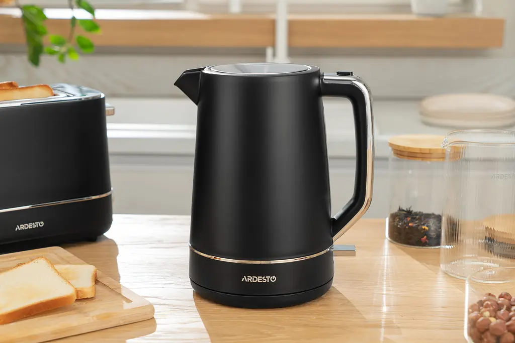 Електрочайник Ardesto Timeless Elegance 1.7 л Otter пластик чорний матовий kuh0015295 - фото 7