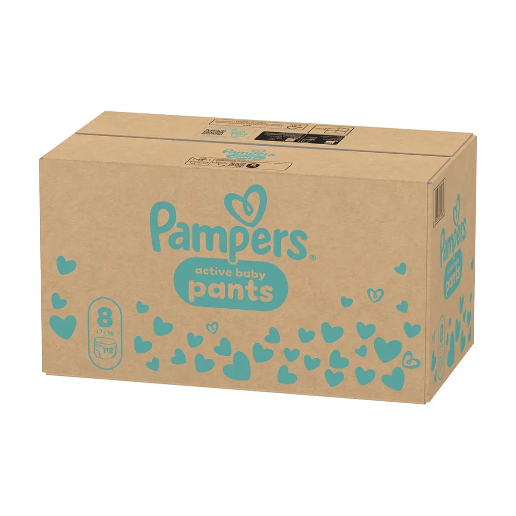 Підгузки Pampers Active Baby Pants Розмір 8 (17+ кг) 112 шт (8006530315661) - фото 3