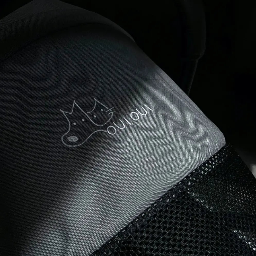 Складна коляска для домашніх тварин зі знімною переноскою Oui Oui Pet Stroller YA01K Grey - фото 6