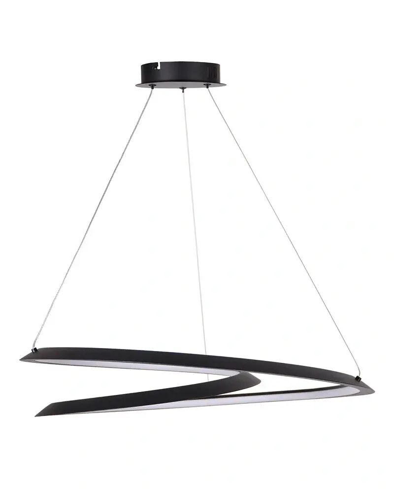 Подвесной светильник, люстра Goldlux 331106 Tango Led 1x44W 4000K 5300Lm IP20 Черный - фото 3