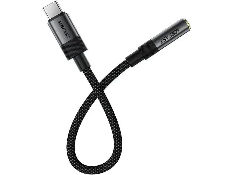 Адаптер Acefast Type-C USB Type-C to 3.5mm 0.15m (6974316285281) - фото 3