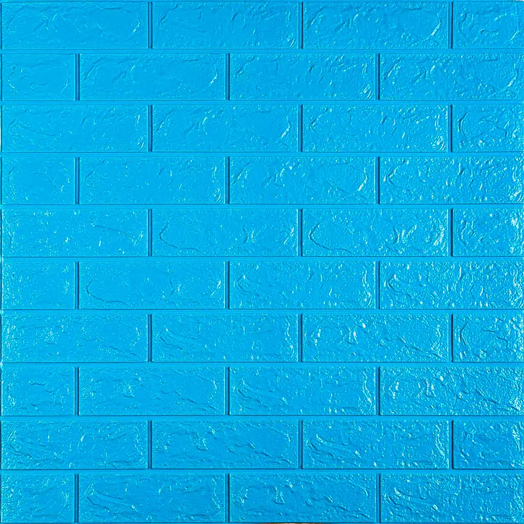 3D панель самоклеюча цегла Блакитна 700х770х5мм (005-5) SW-00000297 - фото 3