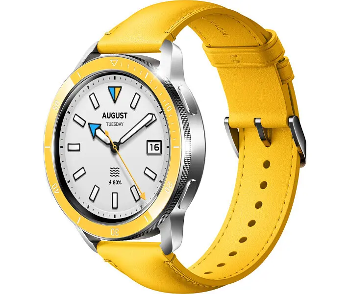 Безель - кольцо Xiaomi часть корпуса для часов Xiaomi Watch S3 Bezel chrome yellow (BHR8314GL) - фото 3