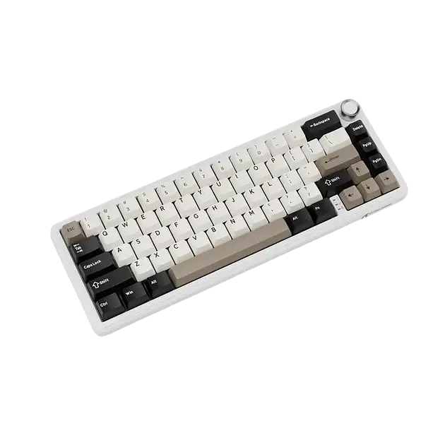 Клавіатура Attack Shark X66 RGB White Cheese - фото 2