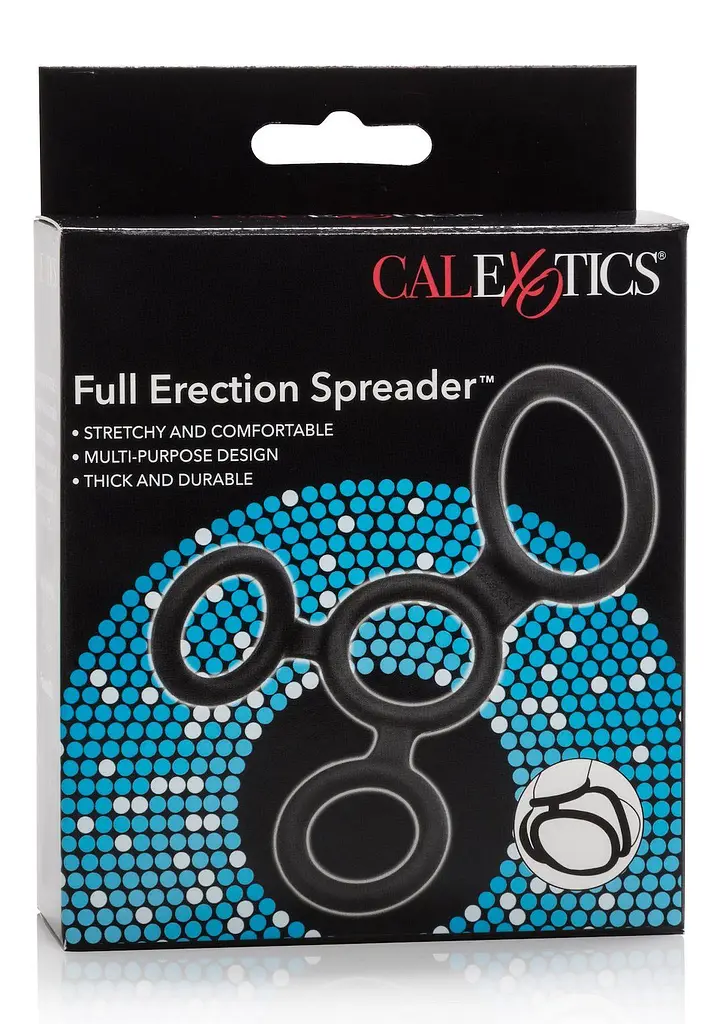 Набір ерекційних кілець Calexotics Full Erection Spreader (чорний) - фото 2