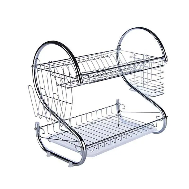 Стійка для зберігання посуду kitchen storage rack, сушарка для посуду - фото 3