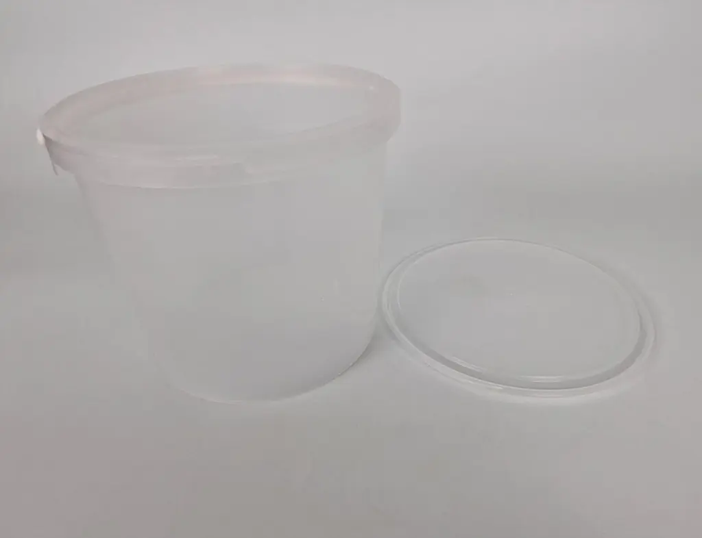 Пластикове харчове кругле відро прозоре з кришкою 5.5 л 50 шт./уп. - фото 3