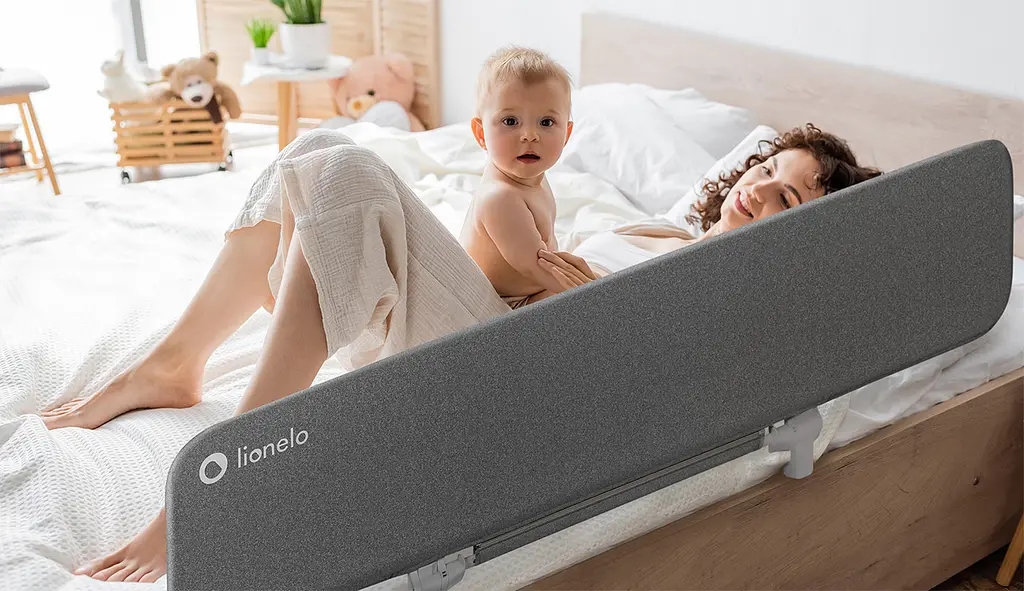 Защитный барьер для кровати Lionelo Lora XL Grey Stone серый (LO-LORA XL GREY STONE) - фото 5