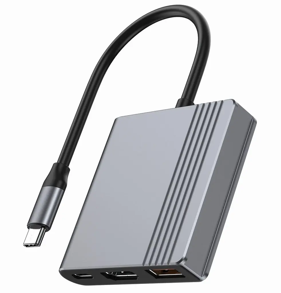 Адаптер Cablexpert A-CM-COMBO3-05, USB Type-C 3-в-1 - фото 2
