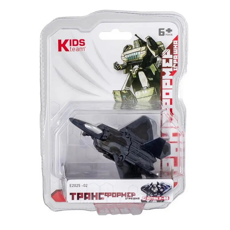 Дитяча іграшка трансформер "Літак F-22" Kids Team E2025-02 - фото 3
