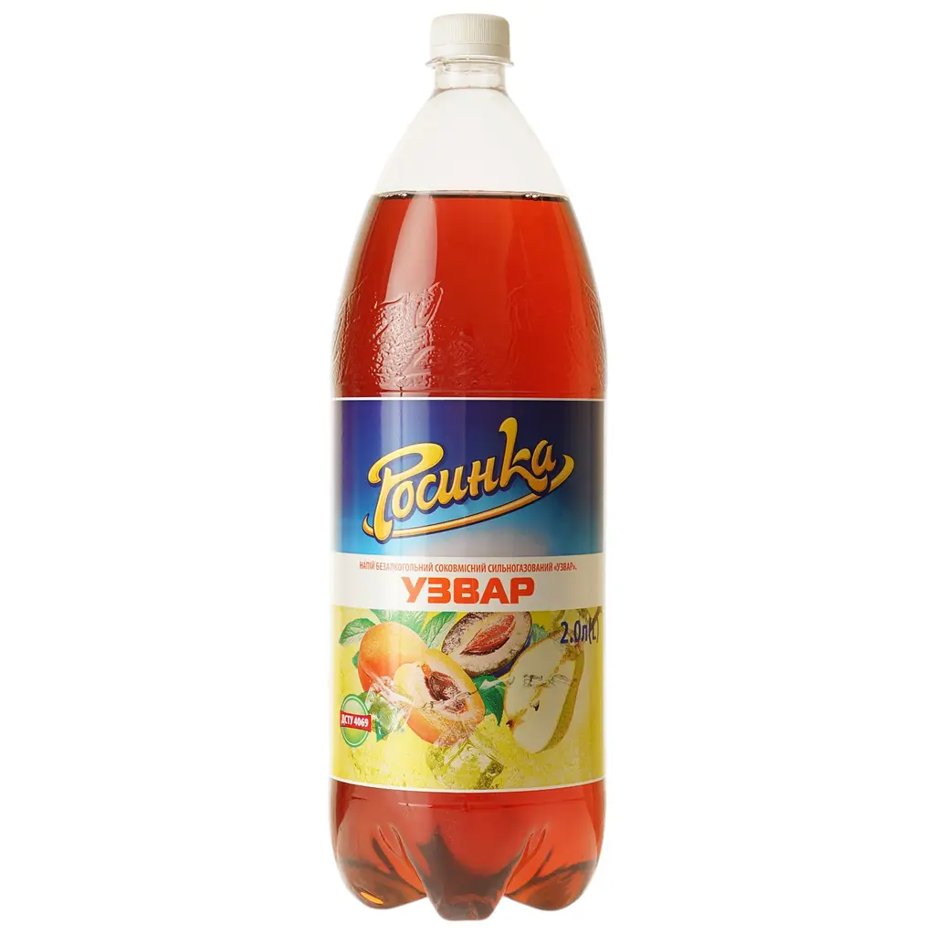 Напиток Росинка Узвар сильногазированный сокосодержащий 2 л - фото 2