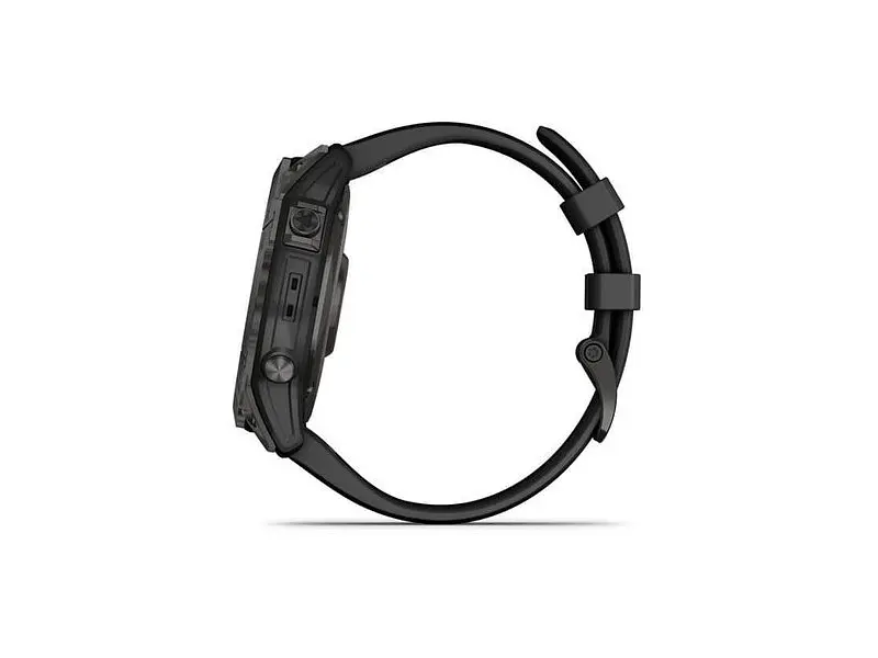 Смарт-годинник Garmin Fenix 7X Sapphire Solar Carbon Gray DLC Titanium with Black Band (010-02541-10/11) - фото 11