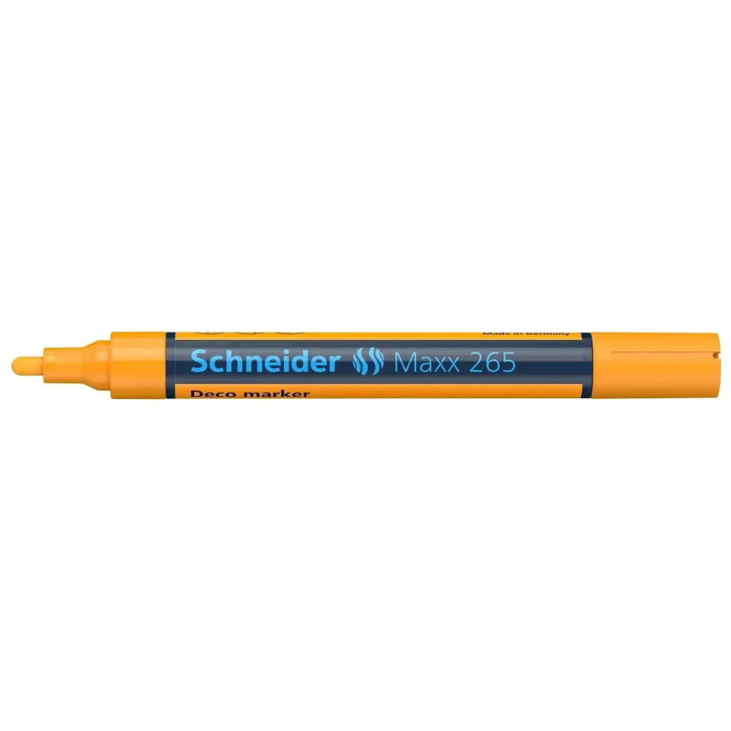 Маркер Schneider MAXX 265 крейдовий 2-3 мм, помаранчевий (S126506)