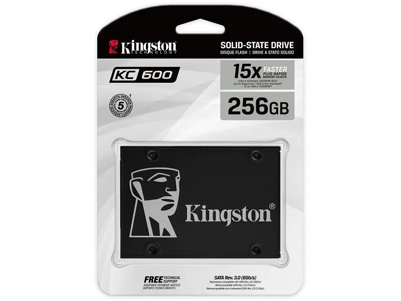 SSD-накопичувач Kingston KC600 256 GB (SKC600/256G) - фото 3