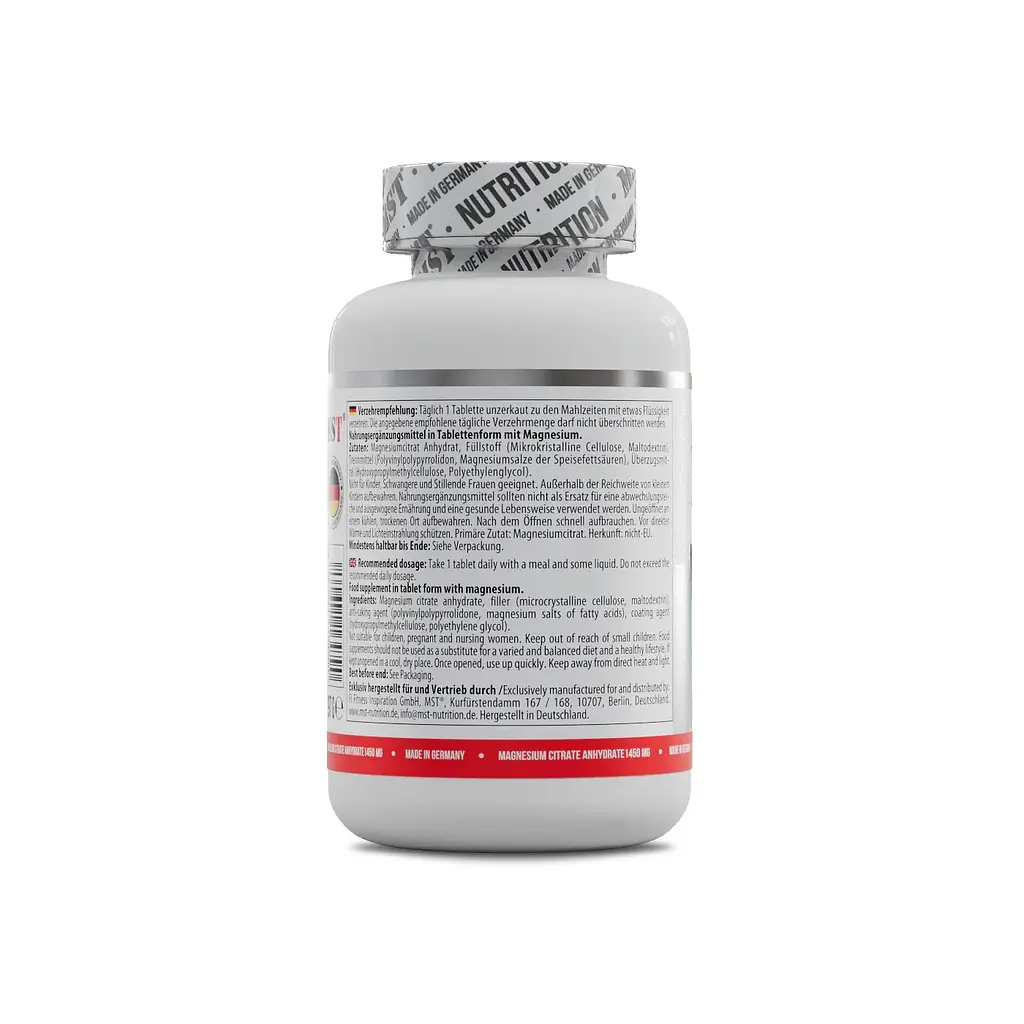 Цитрат магнію MST Nutrition Magnesium Citrate 200 mg, 180 таблеток - фото 3