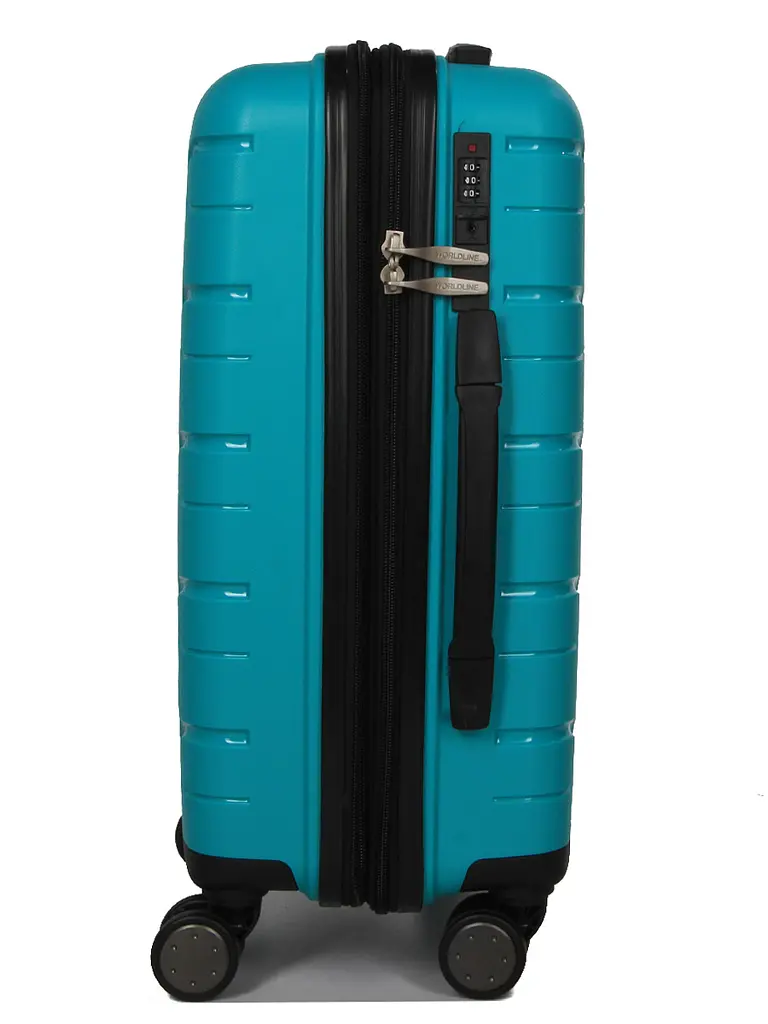 Валіза маленька S поліпропілен Worldline Airtex 282 46л 54×36×23см Бірюзова - фото 5