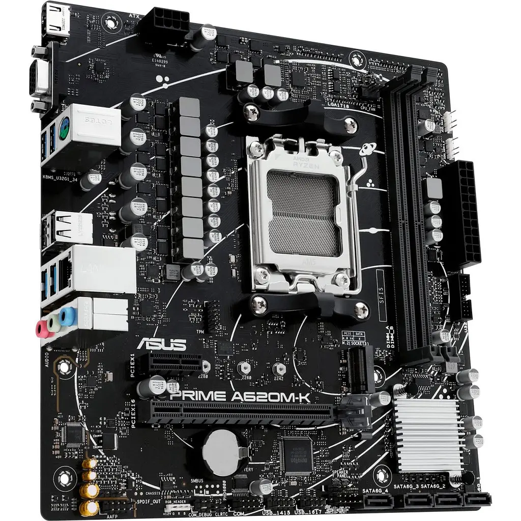 Материнська плата Asus Prime A620M-K (90MB1F40-M0EAY0) [104425] - фото 3