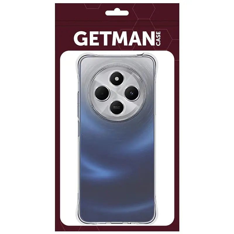 TPU чехол GETMAN Ease logo усиленные углы Full Camera для Xiaomi Redmi 14C / Poco C75 - фото 3