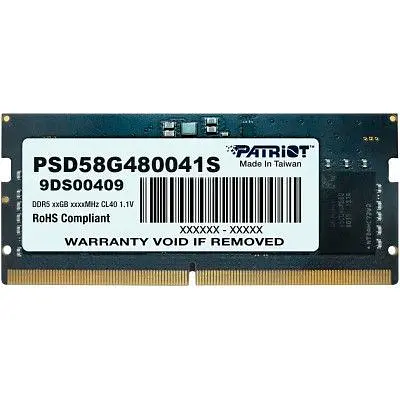 Модуль пам'яті для ноутбука SoDIMM DDR5 8GB 4800 MHz Patriot (PSD58G480041S) - фото 4