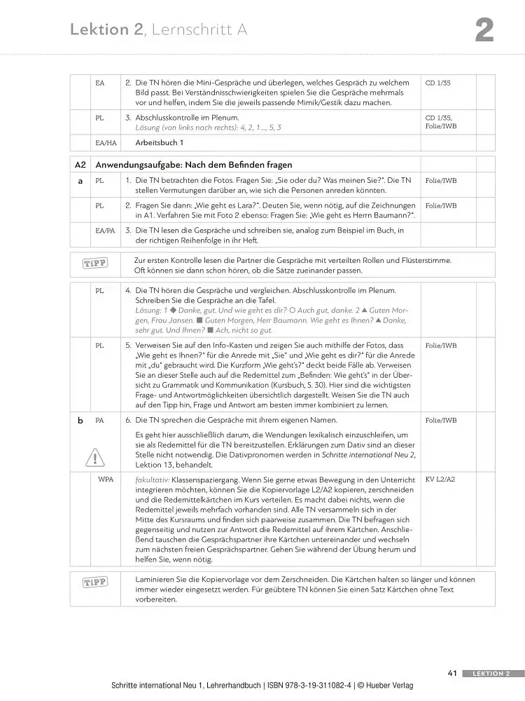 Schritte international Neu 1. Lehrerhandbuch - фото 5
