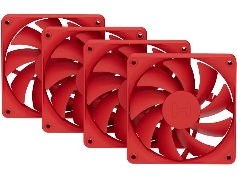 Корпусний вентилятор HYTE FA12 Wild Cherry 4-Pack (FAN--FA12-RR-4)
